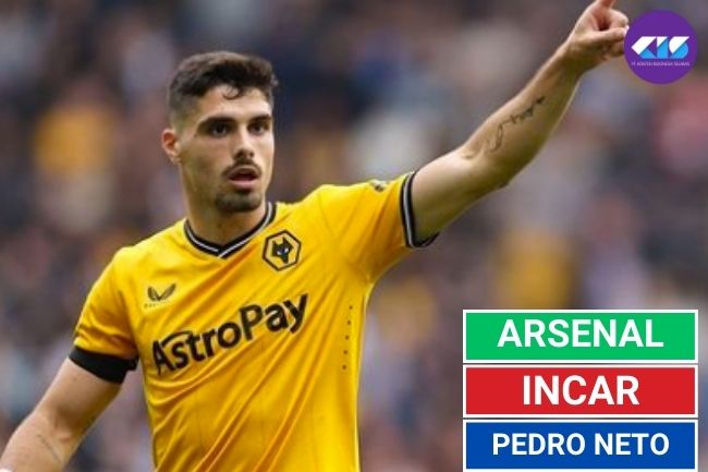 Arsenal Incar Pedro Neto dari Wolves